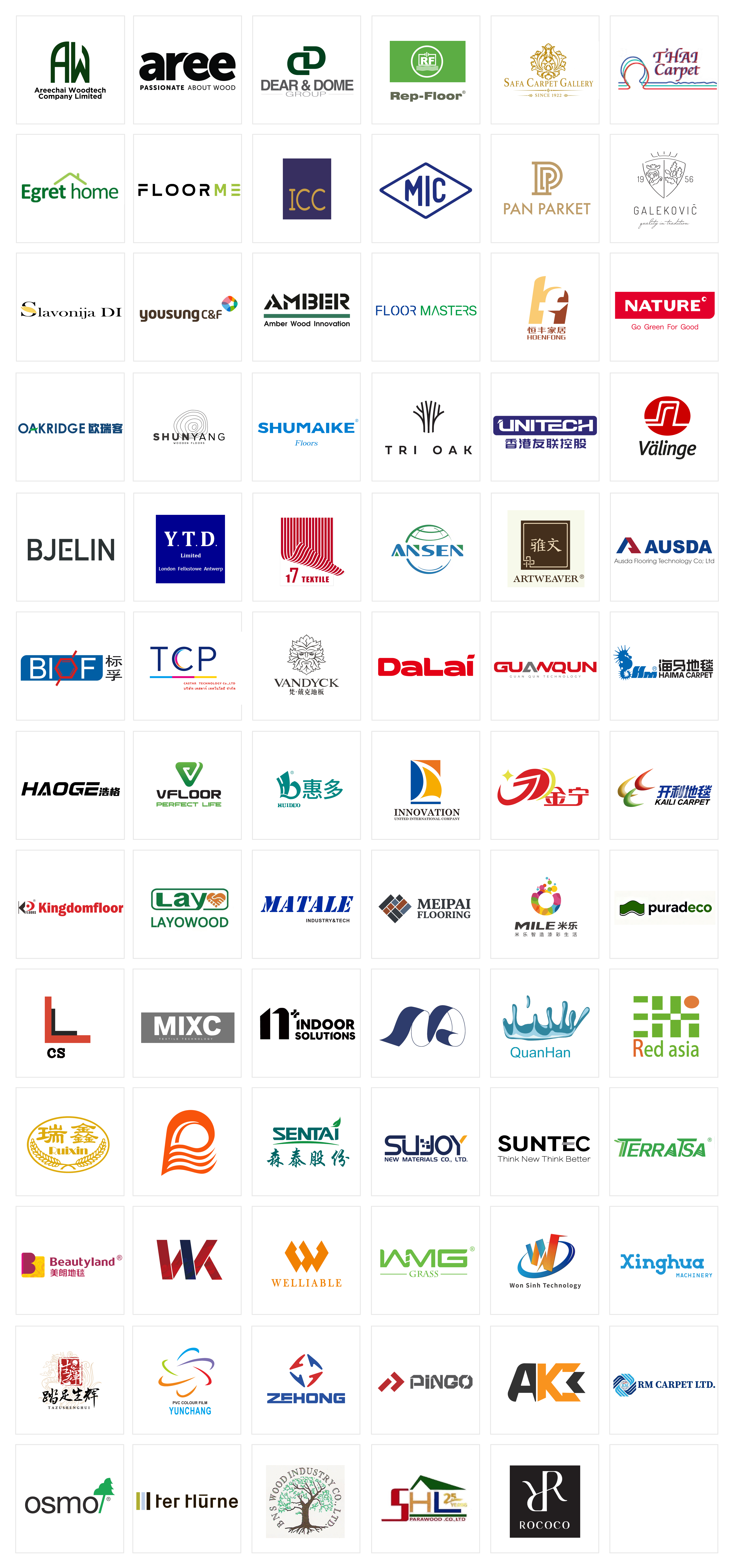 DOMOTEX Southeast Asia 2026 Participating Brands